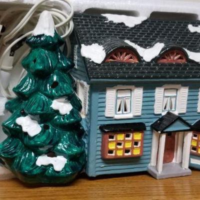 Lot 492: Dept. 56 Snow Village (4) Buildings 