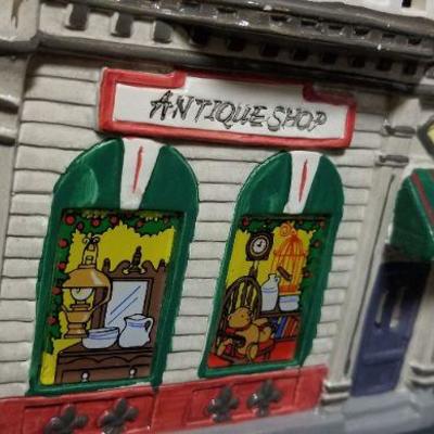 Lot 495: Dept 56 Snow Village Antique Shop