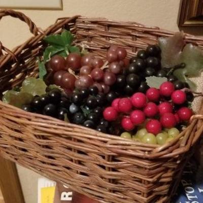 Lot 498: Basket of Grapes