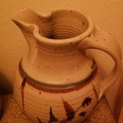 Lot 502: Signed Pottery Set