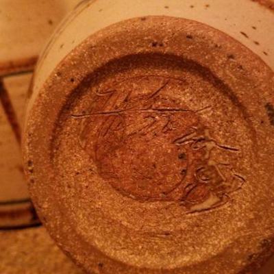 Lot 502: Signed Pottery Set