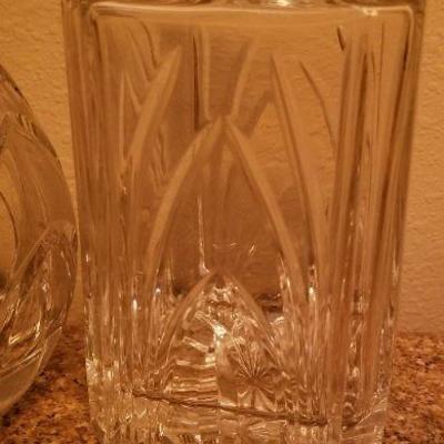Lot 504: (2) Crystal Decanters 
