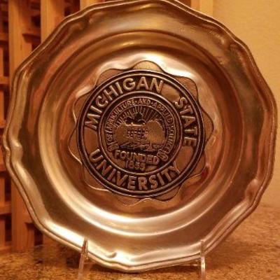 Lot 506: Wilton Pewter Michigan Plate