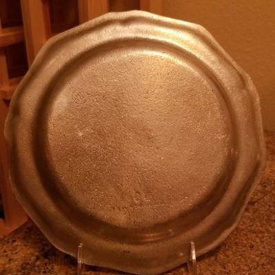 Lot 506: Wilton Pewter Michigan Plate