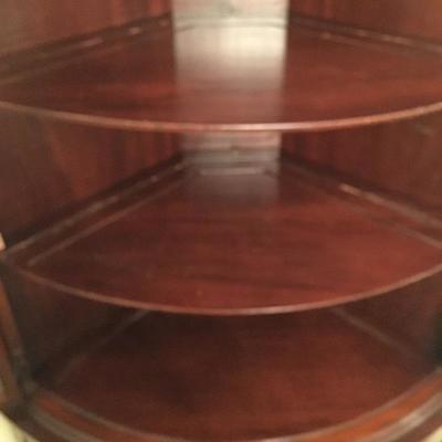 Lot 49 - Pair of Matching Corner Cabinets