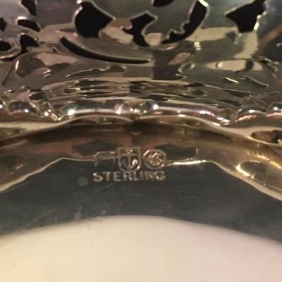 Lot 50 - Trio of Pierced Sterling Bowls
