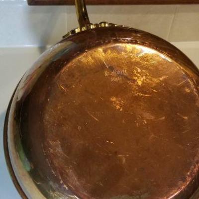 Lot 536: Hammered Copper Pan
