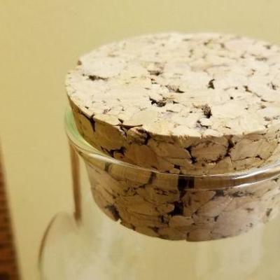 Lot 541: Jars with Cork Lids