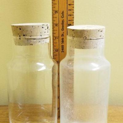 Lot 541: Jars with Cork Lids