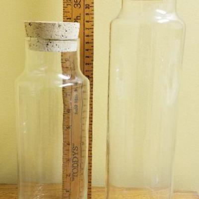 Lot 541: Jars with Cork Lids