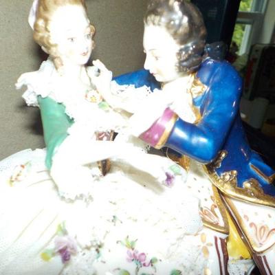 "Meissen Figurines " Stunning and 1900's with Mark.