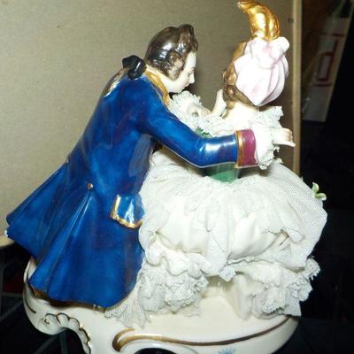 "Meissen Figurines " Stunning and 1900's with Mark.
