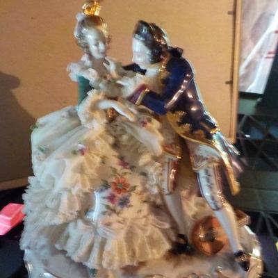 "Meissen Figurines " Stunning and 1900's with Mark.