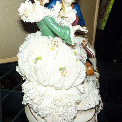 "Meissen Figurines " Stunning and 1900's with Mark.