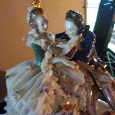 "Meissen Figurines " Stunning and 1900's with Mark.