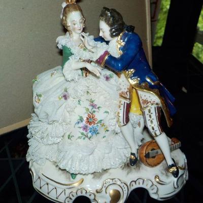 "Meissen Figurines " Stunning and 1900's with Mark.