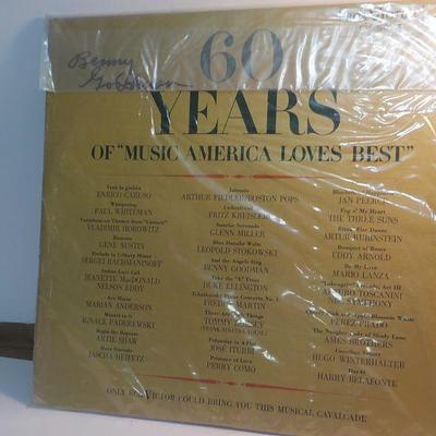 Signed "Benny Goodman" Over 60 years of Music Classic. (SIGNED BY GOODMAN).