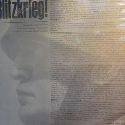 " Blitzkrieg!" by Walter Cronkite of WW2 on LP. 