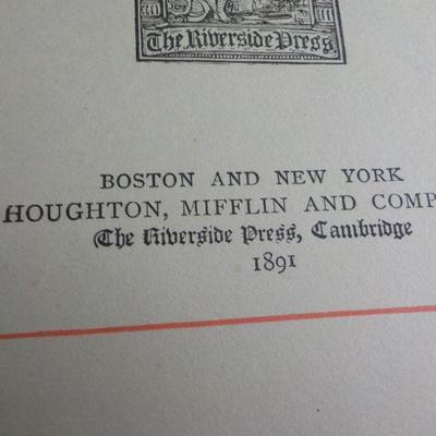 " Henry Longfellow 1891",  "Early Poems".