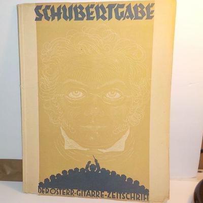 Famous Composer "Franz Schubert-Jahr 1978. Sheet work.