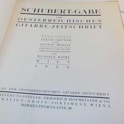 Famous Composer "Franz Schubert-Jahr 1978. Sheet work.
