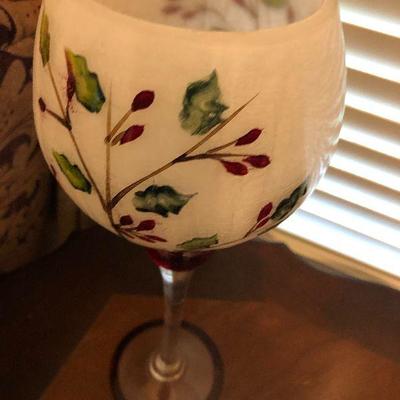 #14 Hand Blown Glass Vase