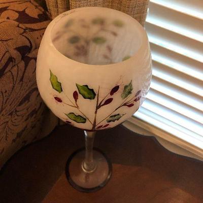 #14 Hand Blown Glass Vase
