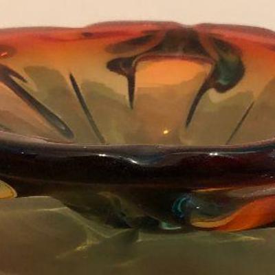 #24 Venetian Murano Glass Bowl