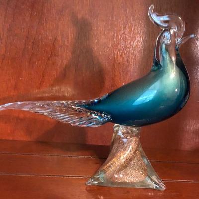 #25 Murano Glass Bird Pheasant?