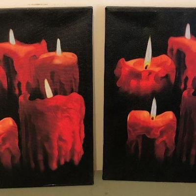 #31 Candle Art Print, backlite