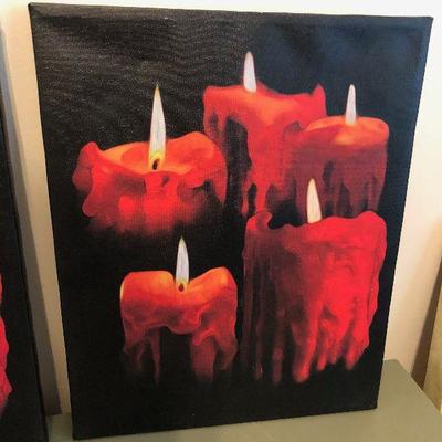 #31 Candle Art Print, backlite