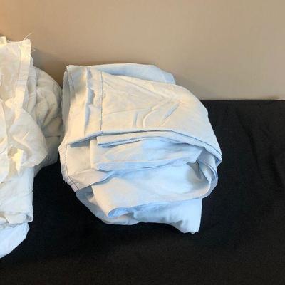 #55 Set of Blue Sheets Plus 4 Top White Sheets