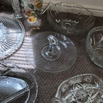#66 Giant Lot of GLASS Serving Ware