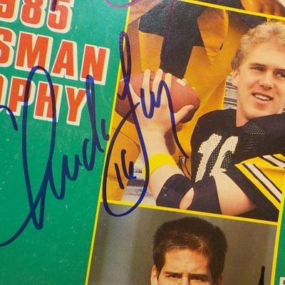 "Sports Illustrated with college "Bo Jackson, Chuck Long, Joe Dudek, all signed.