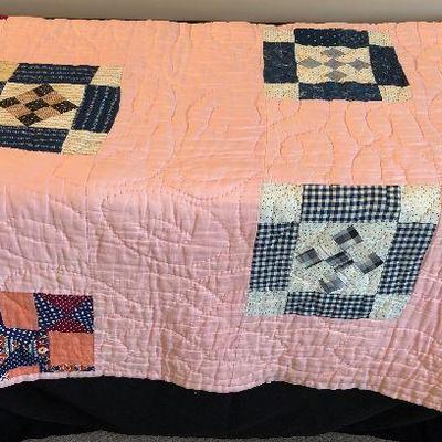 #89 Vintage Hand Made Quilt 