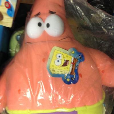 Spongebob squarepants Patrick cuddle pillow new