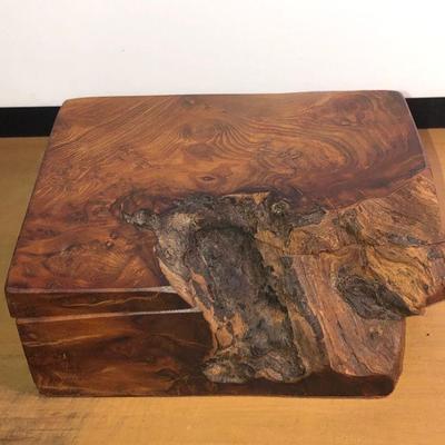 Lot #53: Artist Glen Dodge Wood Tree Box