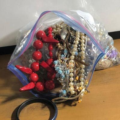 Lot #34: Lot of Costume Jewelry Findings & Pieces
