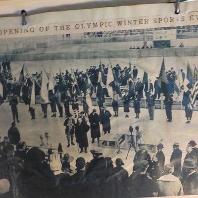 US. Olympic Racing team 1932, Complete covering news and letters and autographs.