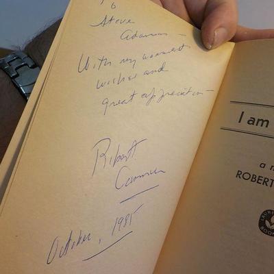 I am the Cheese by Robert Cormier. signed copy .