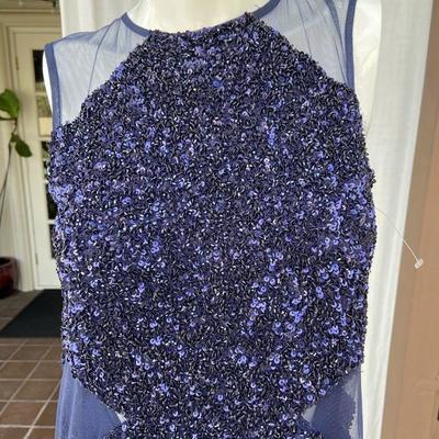 PARKER navy sequin mini dress SIZE SMALL