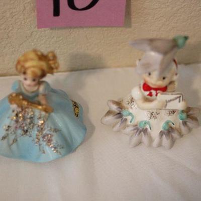 Lot 10 Porcelain Dolls