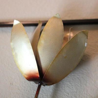 Lot 23 Floral Iron Wall Art