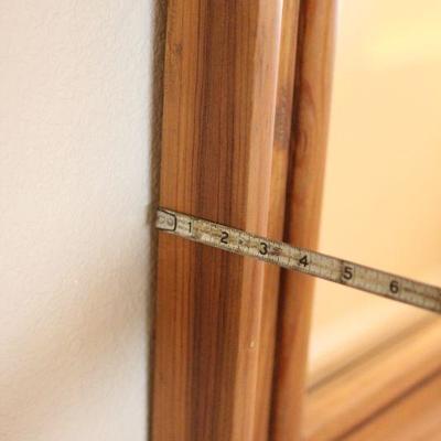 Lot 24 Huge Solid Pine Beveled Mirror