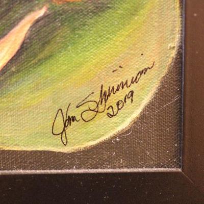 Lot 28 Hand painted Oil Prints Signed