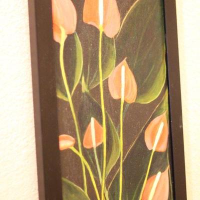 Lot 28 Hand painted Oil Prints Signed