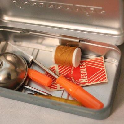 Lot 34 Sewing Accessories & Case