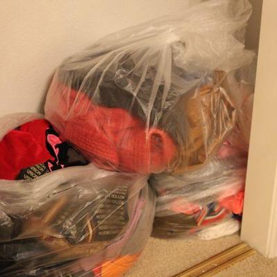 Lot 42 Bags of Clothing