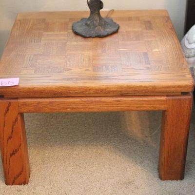 Lot 65 Oak Side Table