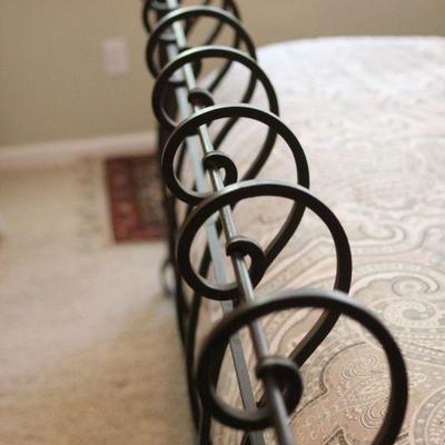 Lot 67 Iron King Bed w/ Sleep Number Mattress